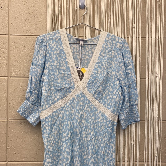 Rixo x Target Floral Puff Sleeve Lace Swing Dress ⭐️ - Picture 7 of 14